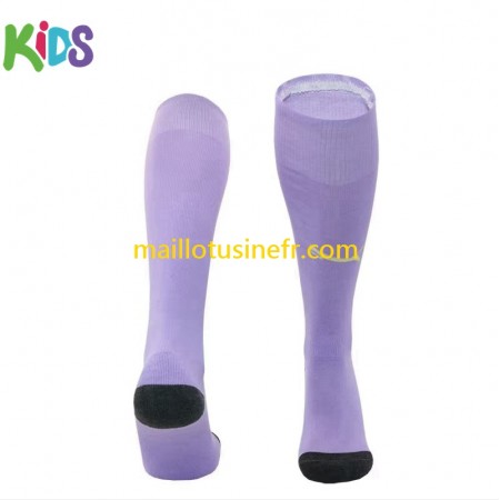 Manchester City Extérieur Gardien Chaussettes 2023-24 Violet - Enfant Manchester City Extérieur Gardien Chaussettes 2023-24 Violet - Enfant